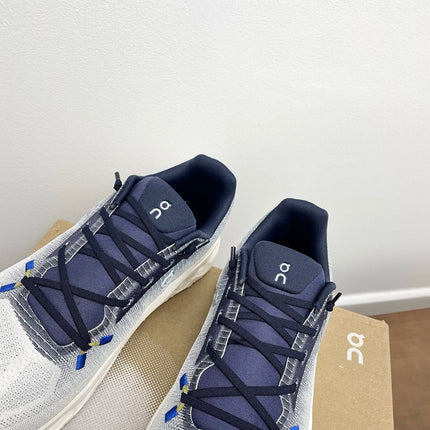 LOEWE 26S CLOUDTILT SNEAKER IN DARK BLUE IVORY RECYCLED POLYESTER