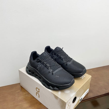 LOEWE 26S CLOUDTILT SNEAKER IN BLACK RECYCLED POLYESTER