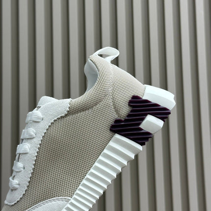 BOUNCING SNEAKERS BRIGHT GRAY CALFSKIN