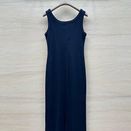 PRADA 26S SLEEVELESS CREW NECK DRESS 654