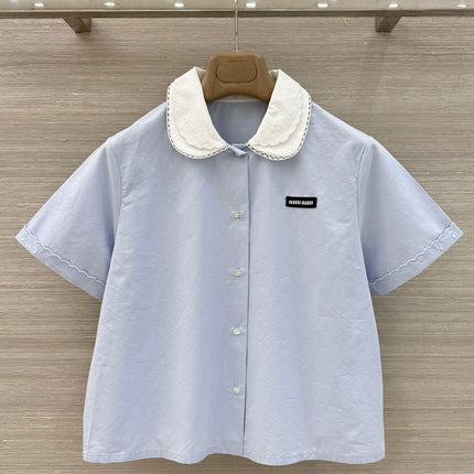 MIUMIU 26S SHORT-SLEEVE SHIRT STYLE 1112
