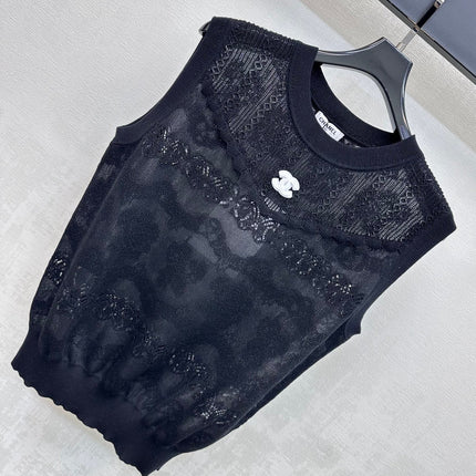 CHANEL 26S SLEEVELESS SWEATER STYLE 1064