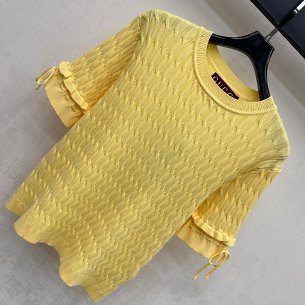 GUCCI 26S SHORT SLEEVE KNIT TOP 355