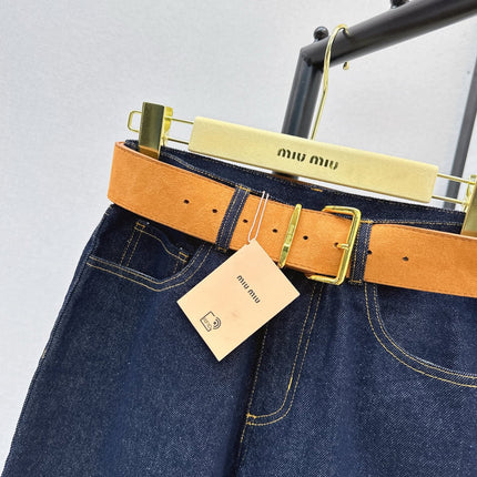 MIUMIU 26S WIDE LEG JEANS 974