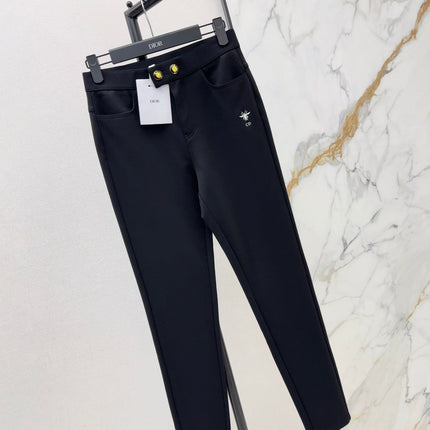 DIOR 25S EMBROIDERED BEE PANTS 532