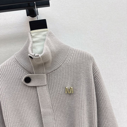 MAX MARA 25S STAND COLLAR CARDIGAN COAT 035