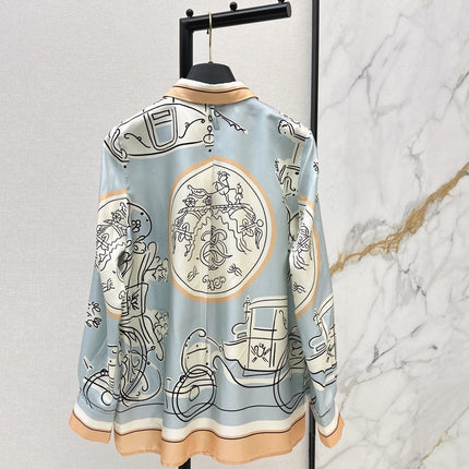 HERMES 25S SILK SHIRT 427