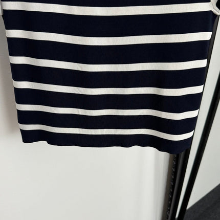 MIUMIU SHORT-SLEEVE KNIT TOP STYLE 359