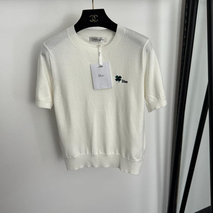 DIOR 26S SHORT-SLEEVE KNIT SWEATER 894