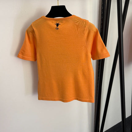 DIOR 26S SHORT-SLEEVE KNIT T-SHIRT 1040