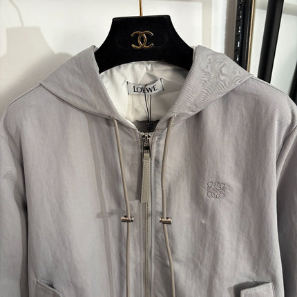 LOEWE 26S HOODED LONG JACKET 438