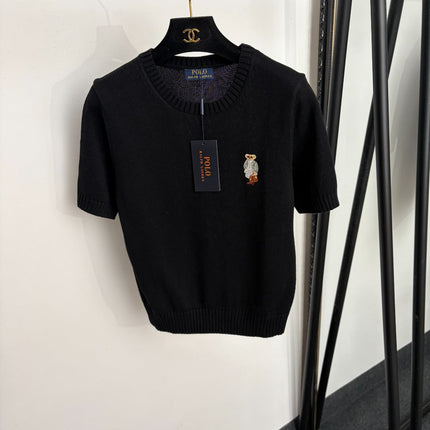 RALPH LAUREN 26S SHORT-SLEEVE CREW-NECK SWEATER 655