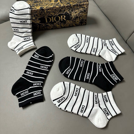 DIOR 26S ANKLE SOCKS 398783 (1 BOX)