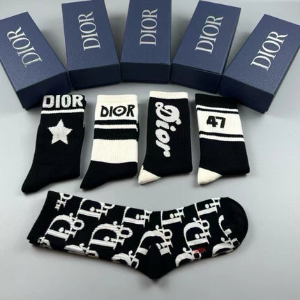 DIOR 26S CREW SOCKS 410324 (1 BOX)