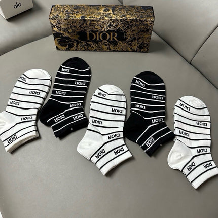DIOR 26S ANKLE SOCKS 412455 (1 BOX)