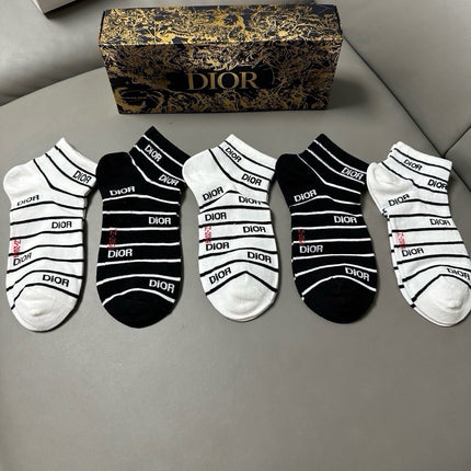 DIOR 26S ANKLE SOCKS 412455 (1 BOX)