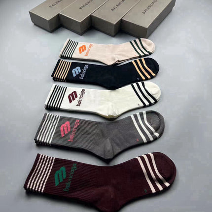 BALENCIAGA 26S CREW SOCKS 423096 (1 BOX)