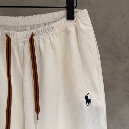 RALPH LAUREN 26S DRAWSTRING WIDE-LEG PANTS 611