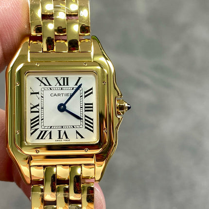 PANTHÈRE CARTIER WATCH IN GOLD CASE