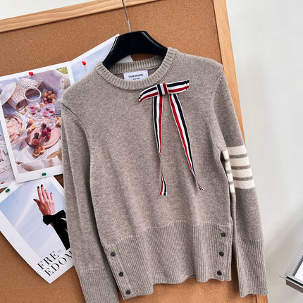 THOM 26S ROUND-NECK KNIT SWEATER 299