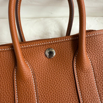 HM 25S GARDEN PARTY 23 CM IN CHESTNUT BROWN TOGO