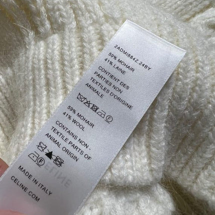 CELINE 25S EMBROIDERED ROUND-NECK SWEATER 0060