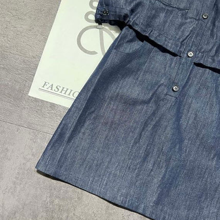 MIUMIU 26S SLEEVELESS DENIM SHIRT DRESS 1232