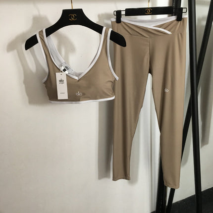 ALO 26S BRA & CROSS-WAIST LEGGINGS SET 246